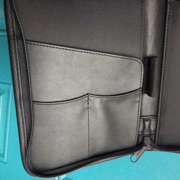 Daytimer Planner Leather Organizer Notebook Holder Retro Vintage Back to School - Picture 11 of 15